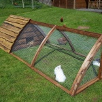 Rabbit Hutch with Run